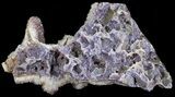 Purple Amethyst Pseudomorph After Barite - Turkey #55396-2